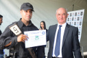 A Polícia Civil do Paraná promoveu uma solenidade de encerramento do 6º Curso de Operações Policiais, nesta sexta-feira (27), nas dependências do Centro de Operações Policiais Especiais. O curso destinado a agentes de segurança pública teve início no dia 2 de setembro com uma turma de 26 alunos. Apenas 15 chegaram ao fim e se formaram, entre eles duas mulheres. Foto: Divulgação/Polícia Civil