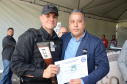 A Polícia Civil do Paraná promoveu uma solenidade de encerramento do 6º Curso de Operações Policiais, nesta sexta-feira (27), nas dependências do Centro de Operações Policiais Especiais. O curso destinado a agentes de segurança pública teve início no dia 2 de setembro com uma turma de 26 alunos. Apenas 15 chegaram ao fim e se formaram, entre eles duas mulheres. Foto: Divulgação/Polícia Civil