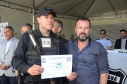 A Polícia Civil do Paraná promoveu uma solenidade de encerramento do 6º Curso de Operações Policiais, nesta sexta-feira (27), nas dependências do Centro de Operações Policiais Especiais. O curso destinado a agentes de segurança pública teve início no dia 2 de setembro com uma turma de 26 alunos. Apenas 15 chegaram ao fim e se formaram, entre eles duas mulheres. Foto: Divulgação/Polícia Civil