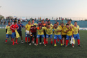 Depois de dois dias de disputas, a seleção da Colômbia sagrou-se a campeã da etapa paranaense da Copa dos Refugiados e Migrantes 2019. Na final, realizada neste domingo (29), no estádio do Pinhão, de São José dos Pinhais, os colombianos venceram o time da Argentina nos pênaltis, após empate por 1 a 1, e representarão o Paraná e seu país de origem na etapa final no Maracanã (Rio de Janeiro), com os vencedores de cada estado. Foto: Divulgação/SEJUF