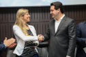 O governador Carlos Massa Ratinho Junior participa nesta segunda-feira (30), da comemoração do aniversário de 166 anos da Polícia Civil no Paraná na sede da OAB Paraná, em Curitiba .   30/09/2019 - Foto: Geraldo Bubniak/AEN