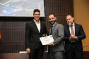 O governador Carlos Massa Ratinho Junior participa nesta segunda-feira (30), da comemoração do aniversário de 166 anos da Polícia Civil no Paraná na sede da OAB Paraná, em Curitiba .   30/09/2019 - Foto: Geraldo Bubniak/AEN