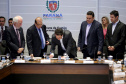 Governador Carlos Massa Ratinho Junior durante reunião com a equipe de governo. Curitiba,01/10/2019 - Foto: José Fernando Ogura/AEN