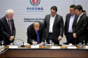 Governador Carlos Massa Ratinho Junior durante reunião com a equipe de governo. Curitiba,01/10/2019 - Foto: José Fernando Ogura/AEN