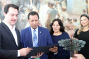 Governador Carlos Massa Ratinho Junior recebeu pastores da diretoria da Convenção das Igrejas Assembléia de Deus no Paraná.Foto Gilson Abreu/ANP