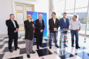 O governador Carlos Massa Ratinho Júnior nomeou nesta quarta-feira (02) os primeiros servidores efetivos da Agência Reguladora de Serviços Públicos Delegados de Infraestrutura do Paraná (Agepar). Presentes: secretários: Chefe da Casa Civil, Guto Silva; de Desenvolvimento Ambiental e de Turismo do Paraná, Márcio Nunes; presidente da Agepar, Omar Akel; de Infraestrutura e Logística, Sandro Alex; entre outros.Curitiba, 02-09-19.Foto: Arnaldo Alves / AEN.