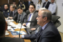 O governador Carlos Massa Ratinho Junior e o ministro da Justiça Sergio Moro, participaram da Encontro do Conselho Nacional de Secretários de Estado da Justiça, Cidadania, Direitos Humanos e Administração Penitenciária. Participaram: os secretários: de Segurança Pública, cel. Romulo Marinho Soares; entre outros.Curitiba, 04-10-19.Foto: Arnaldo Alves / AEN.