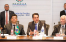 O governador Carlos Massa Ratinho Junior abriu nesta sexta-feira (04) a reunião do Conselho Nacional dos Secretários de Estado da Justiça, da Cidadania, Direitos Humanos e Administração Penitenciária (Consej), realizada no Palácio Iguaçu, em Curitiba. 
