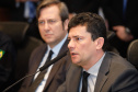 O governador Carlos Massa Ratinho Junior abriu nesta sexta-feira (04) a reunião do Conselho Nacional dos Secretários de Estado da Justiça, da Cidadania, Direitos Humanos e Administração Penitenciária (Consej), realizada no Palácio Iguaçu, em Curitiba. 