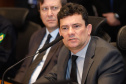 O governador Carlos Massa Ratinho Junior abriu nesta sexta-feira (04) a reunião do Conselho Nacional dos Secretários de Estado da Justiça, da Cidadania, Direitos Humanos e Administração Penitenciária (Consej), realizada no Palácio Iguaçu, em Curitiba. 