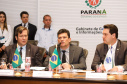 O governador Carlos Massa Ratinho Junior abriu nesta sexta-feira (04) a reunião do Conselho Nacional dos Secretários de Estado da Justiça, da Cidadania, Direitos Humanos e Administração Penitenciária (Consej), realizada no Palácio Iguaçu, em Curitiba. 