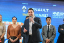 O governador Carlos Massa Ratinho Junior lança nesta quarta-feira (09) o projeto Cinema na Praça, que beneficiará cidades com até dez mil habitantes que não têm cinemas de rua ou em centros comerciais, no Palácio Iguaçu, em Curitiba.  09/10/2019 - Foto: Geraldo Bubniak/AEN