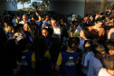 O governador Carlos Massa Ratinho Junior lança nesta quarta-feira (09) o projeto Cinema na Praça, que beneficiará cidades com até dez mil habitantes que não têm cinemas de rua ou em centros comerciais, no Palácio Iguaçu, em Curitiba.  09/10/2019 - Foto: Geraldo Bubniak/AEN