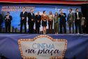O governador Carlos Massa Ratinho Junior lança nesta quarta-feira (09) o projeto Cinema na Praça, que beneficiará cidades com até dez mil habitantes que não têm cinemas de rua ou em centros comerciais, no Palácio Iguaçu, em Curitiba.  09/10/2019 - Foto: Geraldo Bubniak/AEN