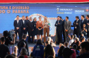 O governador Carlos Massa Ratinho Junior lança nesta quarta-feira (09) o projeto Cinema na Praça, que beneficiará cidades com até dez mil habitantes que não têm cinemas de rua ou em centros comerciais, no Palácio Iguaçu, em Curitiba.  09/10/2019 