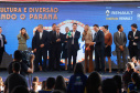 O governador Carlos Massa Ratinho Junior lança nesta quarta-feira (09) o projeto Cinema na Praça, que beneficiará cidades com até dez mil habitantes que não têm cinemas de rua ou em centros comerciais, no Palácio Iguaçu, em Curitiba.  09/10/2019 
