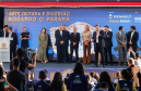 O governador Carlos Massa Ratinho Junior lança nesta quarta-feira (09) o projeto Cinema na Praça, que beneficiará cidades com até dez mil habitantes que não têm cinemas de rua ou em centros comerciais, no Palácio Iguaçu, em Curitiba.  09/10/2019 