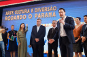 O governador Carlos Massa Ratinho Junior lança nesta quarta-feira (09) o projeto Cinema na Praça, que beneficiará cidades com até dez mil habitantes que não têm cinemas de rua ou em centros comerciais, no Palácio Iguaçu, em Curitiba.  09/10/2019 