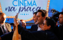 O governador Carlos Massa Ratinho Junior lança nesta quarta-feira (09) o projeto Cinema na Praça, que beneficiará cidades com até dez mil habitantes que não têm cinemas de rua ou em centros comerciais, no Palácio Iguaçu, em Curitiba.  09/10/2019 