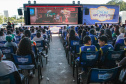 O governador Carlos Massa Ratinho Junior lança nesta quarta-feira (09) o projeto Cinema na Praça, que beneficiará cidades com até dez mil habitantes que não têm cinemas de rua ou em centros comerciais, no Palácio Iguaçu, em Curitiba. 09/10/2019
