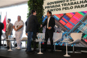 O governador Carlos Massa Ratinho Júnior inaugura nesta quinta-feira (10) , o viaduto da BR-277 e as obras de ampliação do Terminal de Contêineres de Paranaguá (TCP).Paranaguá, 09/10/2019 -  Foto: Geraldo Bubniak/AEN