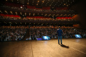 O governador Carlos Massa Ratinho Junior lança nesta quarta-feira (09) evento Governo 5.0 - Inovação a Serviço da População, Como Fazer Diferente,Como Pensar Diferente, no Teatro Guaira em Curitiba.  14/10/2019 - Foto: Geraldo Bubniak/AEN