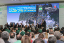 O governador Carlos Massa Ratinho Junior e a ministra da Agricultura, Pecuária e Abastecimento, Tereza Cristina, anunciam nesta terça-feira (15),  no Palácio Iguaçu, em Curitiba, a suspensão das campanhas de vacinação contra febre aftosa em rebanhos bovinos e de bufalinos no Paraná.  Curitiba, 14/10/2019 - Foto: Geraldo Bubniak/AEN