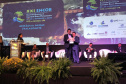 O Instituto das Águas do Paraná, vinculado à Secretaria de Estado de Desenvolvimento Sustentável e do Turismo, junto com o Fórum Nacional de Comitês de Bacia Hidrográfica, promove nesta semana (21 a 25) o 21º Encontro Nacional dos Comitês de Bacias Hidrográficas (Encob). No primeiro dia de evento, em Foz do Iguaçu, cerca de 1,3 mil pessoas se credenciaram para participar dos debates e exposições.Foto: Divulgação/SEDEST