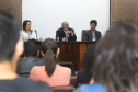 O secretário da Fazenda Renê Garcia, fala durante o curso de formação dos novos servidores da SEFA.Curitiba, 16-10-19.Foto: Arnaldo Alves / AEN.