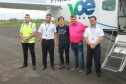 O novo voo entre Paranaguá e Curitiba, lançado nesta terça-feira (22), dura apenas 25 minutos, mas conecta o principal porto do Estado e um dos maiores em movimentação de cargas do País a qualquer destino no mundo. Serão seis voos semanais (três de ida e três de volta), nas terças, quintas e sextas. Foto:Folha do Litoral News