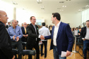 O governador Carlos Massa Ratinho Junior e a presidente do IBGE (Instituto Brasileiro de Geografia e Estatística), Susana Cordeiro Guerra, divulgam nesta sexta-feira (25), no Palácio Iguaçu, os números do Censo Agropecuário 2017.  Curitiba, 25/10/2019 - Foto: Geraldo Bubniak/AEN