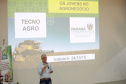 O secretário estadual da Agricultura e do Abastecimento, Norberto Ortigara, apresentou nesta quinta-feira (24), em palestra na 3ª Tecnoagro, na Faculdade de Tecnologia do Vale do Ivaí, (Fatec), em Ivaiporã, as tendências do agronegócio brasileiro e paranaense. O secretário reforçou o papel dos jovens no desenvolvimento de um modelo de agricultura altamente tecnológico.Foto: Divulgação/SEAB