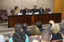 O secretário da Fazenda Renê Garcia, empossa os novos delegados regionais da SEFA.Curitiba, 25-10-19.Foto: Arnaldo Alves / AEN.