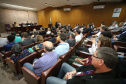 O secretário da Fazenda Renê Garcia, empossa os novos delegados regionais da SEFA.Curitiba, 25-10-19.Foto: Arnaldo Alves / AEN.