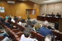 O secretário da Fazenda Renê Garcia, empossa os novos delegados regionais da SEFA.Curitiba, 25-10-19.Foto: Arnaldo Alves / AEN.