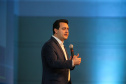 O governador Carlos Massa Ratinho Junior faz a abertura nesta quinta-feira (31), do encontro de capacitação Governo 5.0 no Hotel Rafain Palace & Convention, em Foz do Iguaçu. Foz do Iguaçu, 17/10/2019 - Foto: Geraldo Bubniak/AEN