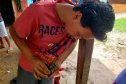 Pescadores fazem curso de mecânica de embarcações. Fotos de Pierpaolo Nota/ Portos do Paraná 