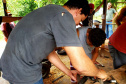 Pescadores fazem curso de mecânica de embarcações. Fotos de Pierpaolo Nota/ Portos do Paraná 