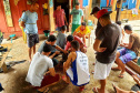 Pescadores fazem curso de mecânica de embarcações. Fotos de Pierpaolo Nota/ Portos do Paraná 