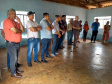 Moradores da comunidade rural Nova Colônia, do município de Catanduvas, agora têm água tratada na torneira durante 24 horas por dia. O sistema foi entregue oficialmente nesta quarta-feira (13) pelo diretor de Investimentos da Sanepar, Joel de Jesus Macedo, e pelo prefeito de Catanduvas, Moisés Aparecido de Souza, às famílias. O evento foi no Pavilhão da Igreja de Nova Colônia. Foto: Sanepar