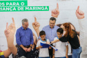 O Governo do Estado libera nesta quinta-feira (14) mais R$ 25 milhões para a continuidade das obras do Hospital da Criança de Maringá (Noroeste). A solenidade acontece na prefeitura de Maringá, com as presenças do Secretário do Desenvolvimento Urbano e Obras Públicas ? JoãoCarlos Ortega,  Secretário de Saúde ? Beto Preto, o Prefeito de Maringá, Ulisses Maia.Maringá, 14/11/2019 -  Foto: Geraldo Bubniak/AEN