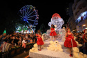 Festas de Natal já iluminam muitas cidades do Paraná. Pato Branco. Foto: Rodinei Santos/Prefeitura de Pato Branco