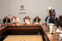 O secretário da Administração e da Previdência, Reinhold Stephanes, concede nesta terça-feira (19) entrevista coletiva para detalhar a proposta do Governo de atualização da previdência dos servidores estaduais.Foto: Ari Dias/AEN