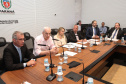 O secretário da Administração e da Previdência, Reinhold Stephanes, concede nesta terça-feira (19) entrevista coletiva para detalhar a proposta do Governo de atualização da previdência dos servidores estaduais.Foto: Ari Dias/AEN
