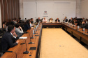 O secretário da Administração e da Previdência, Reinhold Stephanes, concede nesta terça-feira (19) entrevista coletiva para detalhar a proposta do Governo de atualização da previdência dos servidores estaduais.Foto: Ari Dias/AEN