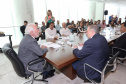 O governador em exercício Darci Piana repassa recursos a entidades sociais que atendem crianças e adolescentes e, pessoas com deficiência. Participaram: secretário da Justiça, Família e Trabalho, Ney Leprevost; diretor do Departamento de Apoio a Pessoa com Deficiência e de Políticas Públicas para Acessibilidade da SEJUF, Felipe Braga Côrtes; pres. Do Instituto Educacional Duque de Caxias, Alcides Madalozzo; entre outros.Curitiba, 19-11-19.Foto: Arnaldo Alves / AEN.