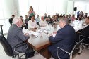 O governador em exercício Darci Piana repassa recursos a entidades sociais que atendem crianças e adolescentes e, pessoas com deficiência. Participaram: secretário da Justiça, Família e Trabalho, Ney Leprevost; diretor do Departamento de Apoio a Pessoa com Deficiência e de Políticas Públicas para Acessibilidade da SEJUF, Felipe Braga Côrtes; pres. Do Instituto Educacional Duque de Caxias, Alcides Madalozzo; entre outros.Curitiba, 19-11-19.Foto: Arnaldo Alves / AEN.