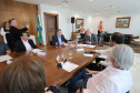 O governador em exercício Darci Piana repassa recursos a entidades sociais que atendem crianças e adolescentes e, pessoas com deficiência. Participaram: secretário da Justiça, Família e Trabalho, Ney Leprevost; diretor do Departamento de Apoio a Pessoa com Deficiência e de Políticas Públicas para Acessibilidade da SEJUF, Felipe Braga Côrtes; pres. Do Instituto Educacional Duque de Caxias, Alcides Madalozzo; entre outros.Curitiba, 19-11-19.Foto: Arnaldo Alves / AEN.