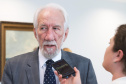 O governador em exercício Darci Piana repassa recursos a entidades sociais que atendem crianças e adolescentes e, pessoas com deficiência. Participaram: secretário da Justiça, Família e Trabalho, Ney Leprevost; diretor do Departamento de Apoio a Pessoa com Deficiência e de Políticas Públicas para Acessibilidade da SEJUF, Felipe Braga Côrtes; pres. Do Instituto Educacional Duque de Caxias, Alcides Madalozzo; entre outros.Curitiba, 19-11-19.Foto: Arnaldo Alves / AEN.