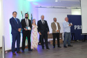Agentes, instrutores, diretores de unidades e coordenadores regionais participaram da cerimônia de encerramento das atividades de 2019 da Escola Penitenciária (Espen), do Departamento Penitenciário do Paraná (Depen), que ocorreu nesta terça-feira (19), no auditório da Polícia Rodoviária Federal